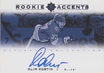 2019-20 Upper Deck Ultimate Collection - Rookie Accents #RA-KO Klim Kostin Front