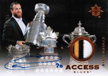 2019-20 Upper Deck Ultimate Collection - Ultimate Access Copper Patch Auto #UAA-RO Ryan O'Reilly Front