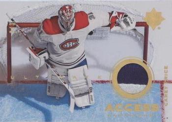 2019-20 Upper Deck Ultimate Collection - Ultimate Access Gold Patch #UA-CP Carey Price Front