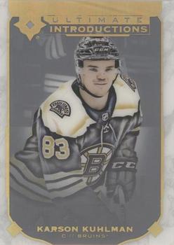 2019-20 Upper Deck Ultimate Collection - Ultimate Introductions #UI-31 Karson Kuhlman Front