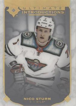 2019-20 Upper Deck Ultimate Collection - Ultimate Introductions #UI-32 Nico Sturm Front