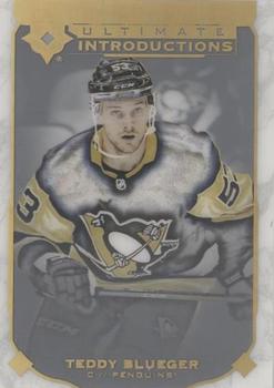 2019-20 Upper Deck Ultimate Collection - Ultimate Introductions #UI-36 Teddy Blueger Front