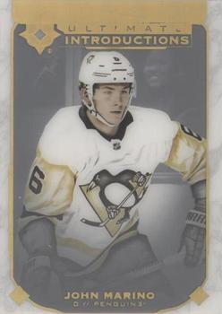 2019-20 Upper Deck Ultimate Collection - Ultimate Introductions #UI-76 John Marino Front