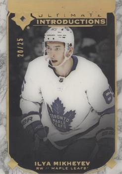 2019-20 Upper Deck Ultimate Collection - Ultimate Introductions Onyx Black #UI-5 Ilya Mikheyev Front