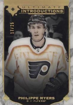 2019-20 Upper Deck Ultimate Collection - Ultimate Introductions Onyx Black #UI-8 Philippe Myers Front