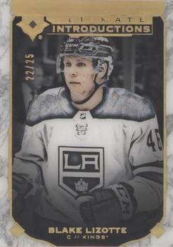 2019-20 Upper Deck Ultimate Collection - Ultimate Introductions Onyx Black #UI-14 Blake Lizotte Front