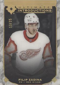 2019-20 Upper Deck Ultimate Collection - Ultimate Introductions Onyx Black #UI-20 Filip Zadina Front