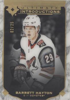 2019-20 Upper Deck Ultimate Collection - Ultimate Introductions Onyx Black #UI-25 Barrett Hayton Front