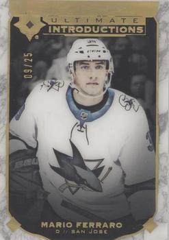 2019-20 Upper Deck Ultimate Collection - Ultimate Introductions Onyx Black #UI-27 Mario Ferraro Front