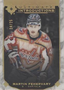 2019-20 Upper Deck Ultimate Collection - Ultimate Introductions Onyx Black #UI-28 Martin Fehervary Front