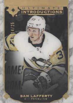 2019-20 Upper Deck Ultimate Collection - Ultimate Introductions Onyx Black #UI-34 Sam Lafferty Front
