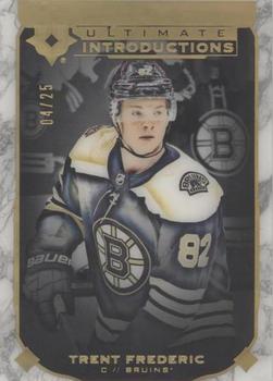 2019-20 Upper Deck Ultimate Collection - Ultimate Introductions Onyx Black #UI-37 Trent Frederic Front