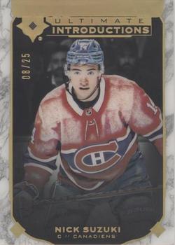 2019-20 Upper Deck Ultimate Collection - Ultimate Introductions Onyx Black #UI-40 Nick Suzuki Front