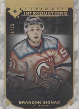 2019-20 Upper Deck Ultimate Collection - Ultimate Introductions Onyx Black #UI-42 Brandon Gignac Front