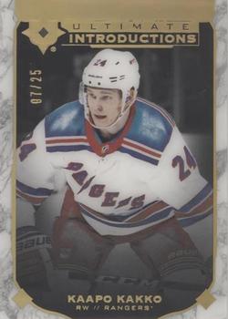 2019-20 Upper Deck Ultimate Collection - Ultimate Introductions Onyx Black #UI-50 Kaapo Kakko Front