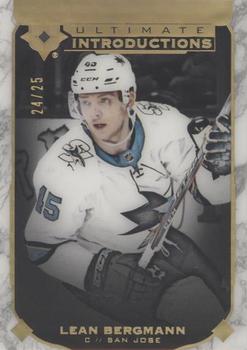 2019-20 Upper Deck Ultimate Collection - Ultimate Introductions Onyx Black #UI-52 Lean Bergmann Front