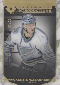 2019-20 Upper Deck Ultimate Collection - Ultimate Introductions Onyx Black #UI-54 Mackenzie MacEachern Front