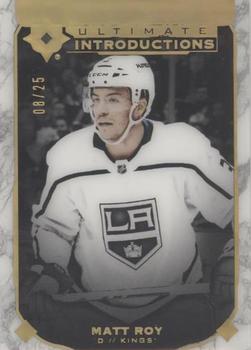 2019-20 Upper Deck Ultimate Collection - Ultimate Introductions Onyx Black #UI-56 Matt Roy Front