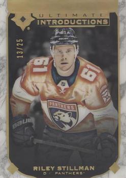 2019-20 Upper Deck Ultimate Collection - Ultimate Introductions Onyx Black #UI-59 Riley Stillman Front