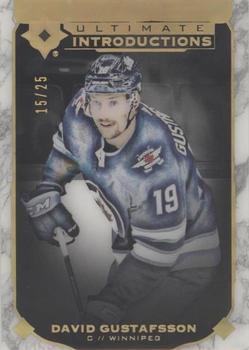 2019-20 Upper Deck Ultimate Collection - Ultimate Introductions Onyx Black #UI-67 David Gustafsson Front