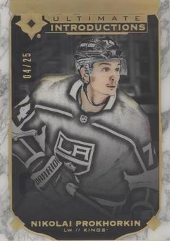 2019-20 Upper Deck Ultimate Collection - Ultimate Introductions Onyx Black #UI-69 Nikolai Prokhorkin Front
