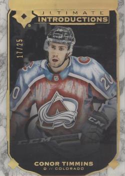 2019-20 Upper Deck Ultimate Collection - Ultimate Introductions Onyx Black #UI-71 Conor Timmins Front