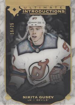 2019-20 Upper Deck Ultimate Collection - Ultimate Introductions Onyx Black #UI-75 Nikita Gusev Front