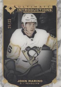 2019-20 Upper Deck Ultimate Collection - Ultimate Introductions Onyx Black #UI-76 John Marino Front