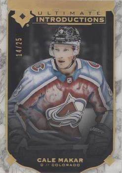 2019-20 Upper Deck Ultimate Collection - Ultimate Introductions Onyx Black #UI-80 Cale Makar Front