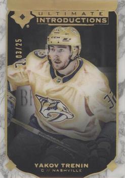 2019-20 Upper Deck Ultimate Collection - Ultimate Introductions Onyx Black #UI-81 Yakov Trenin Front