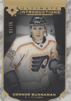 2019-20 Upper Deck Ultimate Collection - Ultimate Introductions Onyx Black #UI-86 Connor Bunnaman Front