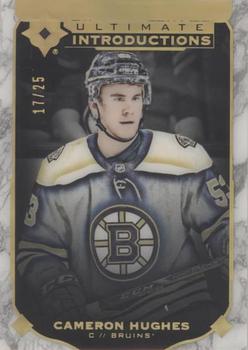 2019-20 Upper Deck Ultimate Collection - Ultimate Introductions Onyx Black #UI-88 Cameron Hughes Front