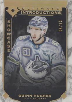 2019-20 Upper Deck Ultimate Collection - Ultimate Introductions Onyx Black #UI-97 Quinn Hughes Front