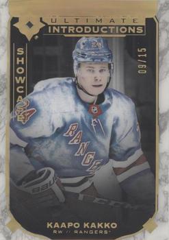 2019-20 Upper Deck Ultimate Collection - Ultimate Introductions Onyx Black #UI-99 Kaapo Kakko Front