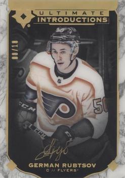 2019-20 Upper Deck Ultimate Collection - Ultimate Introductions Onyx Black Autographs #UI-44 German Rubtsov Front
