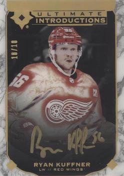 2019-20 Upper Deck Ultimate Collection - Ultimate Introductions Onyx Black Autographs #UI-62 Ryan Kuffner Front