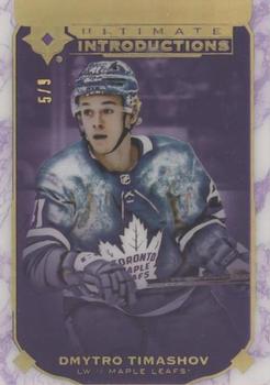 2019-20 Upper Deck Ultimate Collection - Ultimate Introductions Purple #UI-72 Dmytro Timashov Front