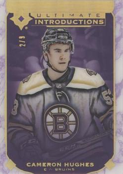 2019-20 Upper Deck Ultimate Collection - Ultimate Introductions Purple #UI-88 Cameron Hughes Front