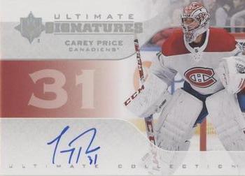 2019-20 Upper Deck Ultimate Collection - Ultimate Signatures #US-CP Carey Price Front
