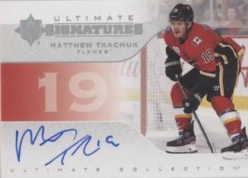 2019-20 Upper Deck Ultimate Collection - Ultimate Signatures #US-MT Matthew Tkachuk Front