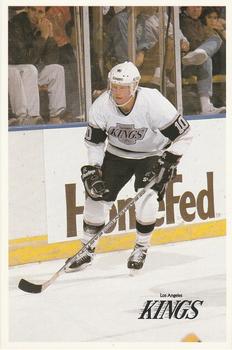 1988-89 Los Angeles Kings Postcards #NNO Mike Allison Front