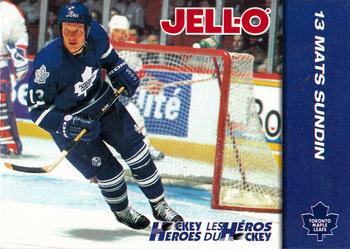 1994-95 Kraft - Jell-O Hockey Heroes #NNO Mats Sundin Front