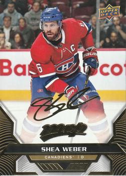 2020-21 Upper Deck MVP - Gold Script #22 Shea Weber Front