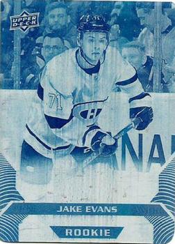 2020-21 Upper Deck MVP - Printing Plates Cyan #246 Jake Evans Front