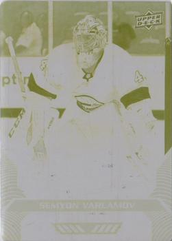2020-21 Upper Deck MVP - Printing Plates Yellow #61 Semyon Varlamov Front
