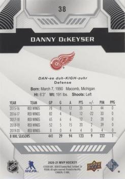 2020-21 Upper Deck MVP - Super Script #38 Danny DeKeyser Back