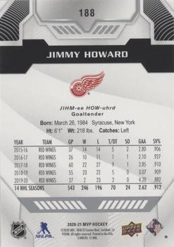 2020-21 Upper Deck MVP - Super Script #188 Jimmy Howard Back