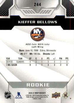 2020-21 Upper Deck MVP - Super Script #244 Kieffer Bellows Back
