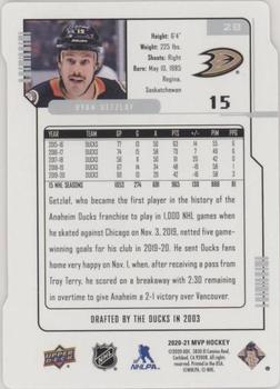 2020-21 Upper Deck MVP - Colors and Contours #28 Ryan Getzlaf Back