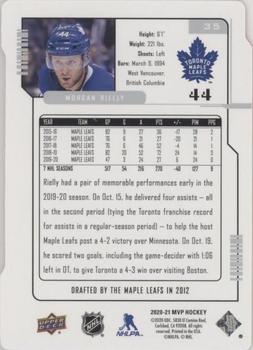 2020-21 Upper Deck MVP - Colors and Contours #35 Morgan Rielly Back